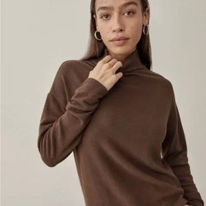 Reformation Brown Kira Sweater